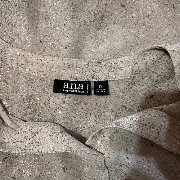 a.n.a sheer blouse, size 1X - Picture 2 of 4
